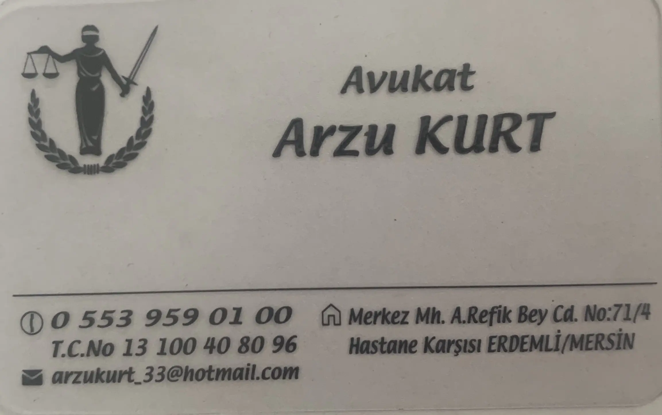 Av. Arzu Kurt profil fotoğrafı - Erdemli, Mersin