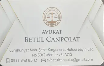 Av. Betül Canpolat profil fotoğrafı 4 - Elazığ, Elazığ