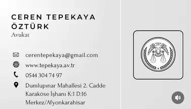 Tepekaya Hukuk Bürosu hukuk bürosu fotoğrafı 204 - Afyonkarahisar, Afyon