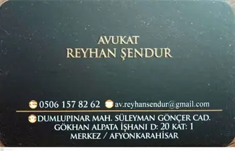 Reyhan Şendur hukuk bürosu fotoğrafı 15 - Afyonkarahisar, Afyon