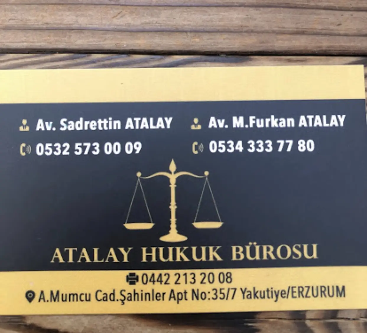 Atalay Hukuk Bürosu (Law Office) hukuk bürosu fotoğrafı - Yakutiye, Erzurum