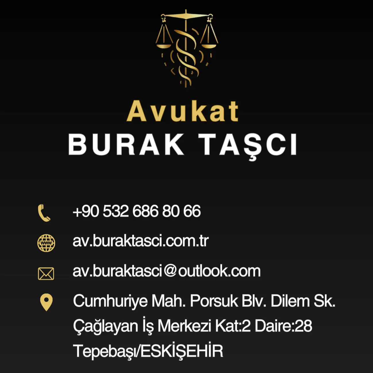 Av. Burak Taşcı profil fotoğrafı - Tepebaşı, Eskişehir