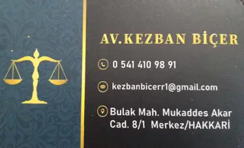 Biçer Hukuk Ve Danışmanlık hukuk bürosu fotoğrafı - Hakkari, Hakkari