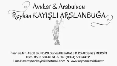 Av. Reyhan Kayışlı Arslanbuğa profil fotoğrafı 52 - Akdeniz, Mersin