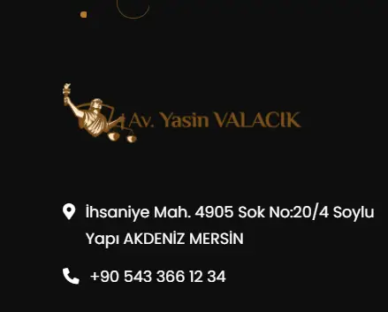 Yasin Valacık Hukuk Ofisi hukuk bürosu fotoğrafı - Akdeniz, Mersin