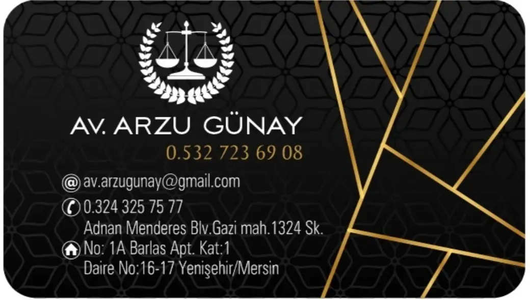 Av. Arb. Arzu Günay profil fotoğrafı - Yenişehir, Mersin