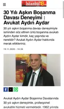 Av. Aydın Aydar profil fotoğrafı 180 - Başakşehir, İstanbul