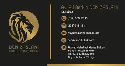 Denizaslanı Hukuk Bürosu hukuk bürosu fotoğrafı 30 - Konak, İzmir