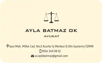 Av. Arb. Ayla Batmaz Ok profil fotoğrafı 4 - Gaziemir, İzmir