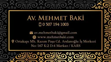 Av. Mehmet Baki profil fotoğrafı 21 - Kars, Kars
