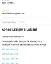 Demirci Avukatlık Bürosu hukuk bürosu fotoğrafı 35 - Kastamonu, Kastamonu