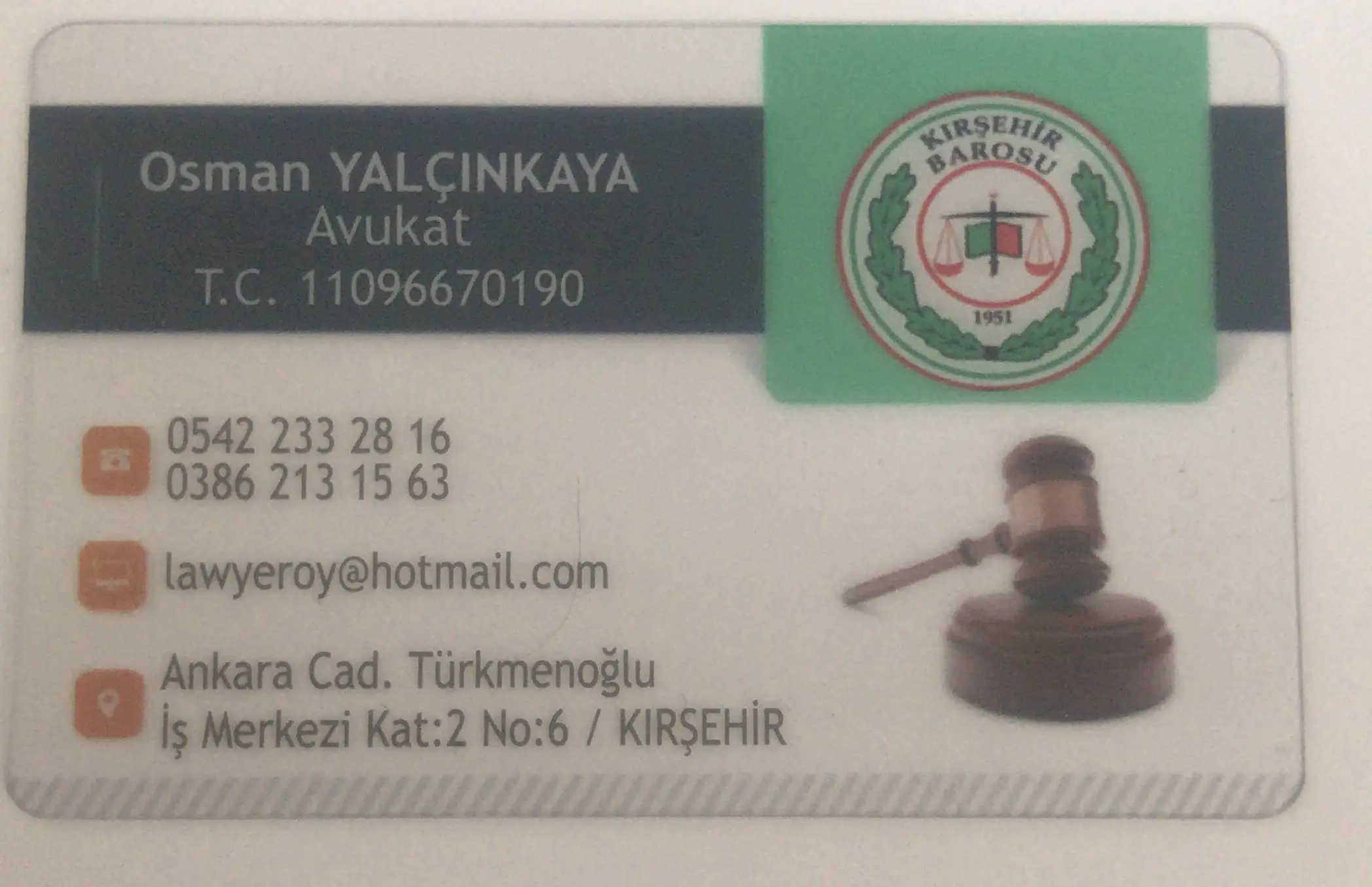 Av. Osman Yalçınkaya profil fotoğrafı - Kırşehir, Kırşehir