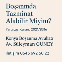 Av. Arb. Süleyman Güney profil fotoğrafı 137 - Karatay, Konya