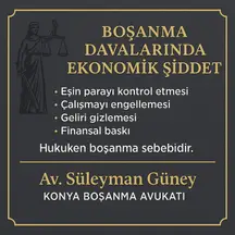Av. Arb. Süleyman Güney profil fotoğrafı 112 - Karatay, Konya