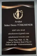Av. Seher Deniz Türkmener profil fotoğrafı 2 - Kahramanmaraş, Kahramanmaraş