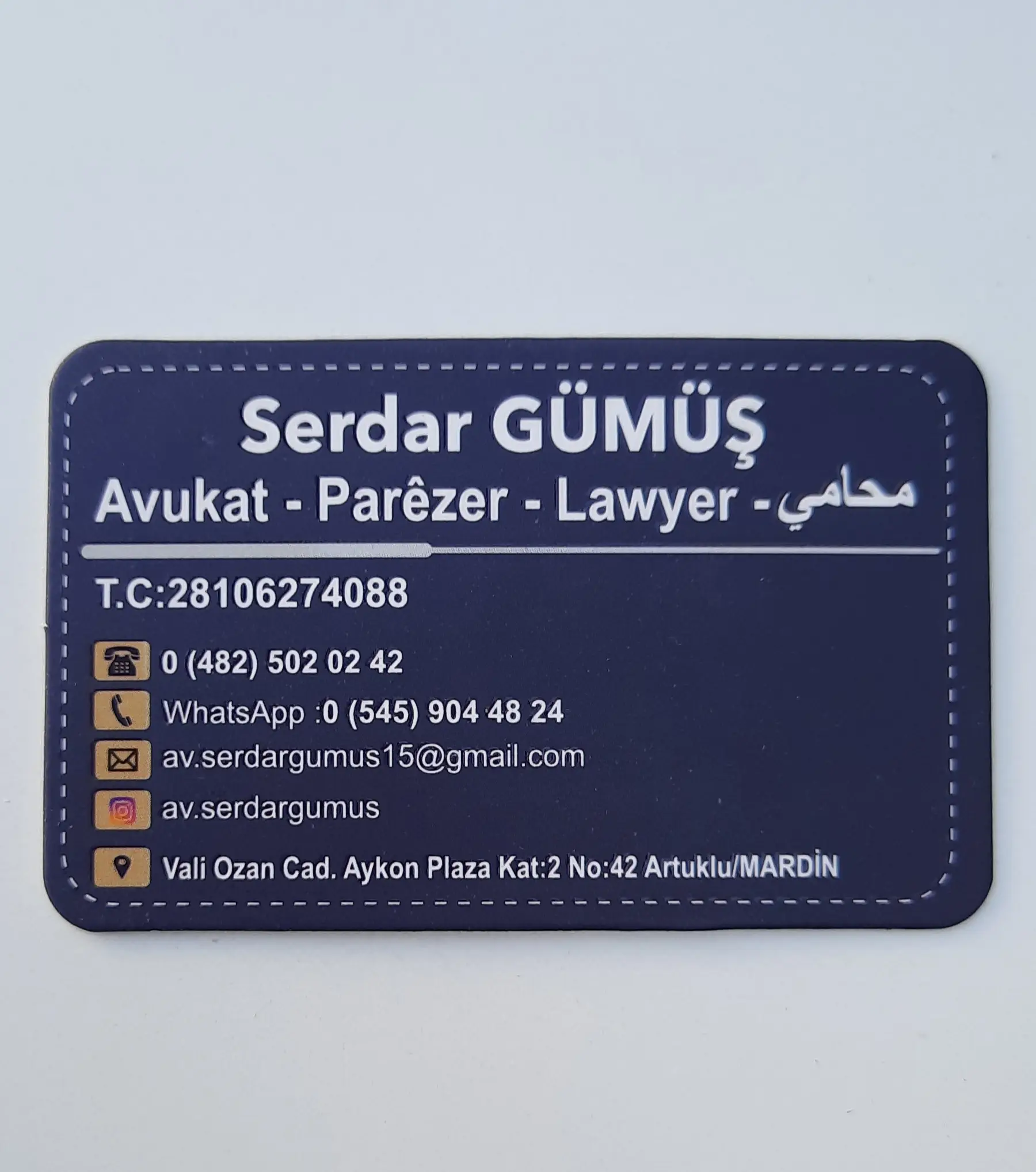 Av. Serdar Gümüş profil fotoğrafı - Mardin, Mardin