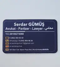 Av. Serdar Gümüş profil fotoğrafı - Mardin, Mardin