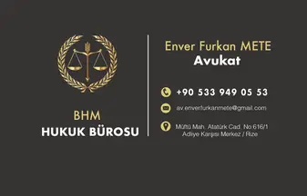 Av. Enver Furkan Mete profil fotoğrafı 3 - Rize, Rize
