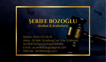 Av. Şerife Bozoğlu profil fotoğrafı - Çankaya, Ankara