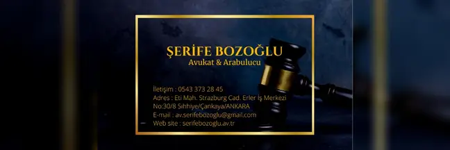 Av. Şerife Bozoğlu profil fotoğrafı 29 - Çankaya, Ankara