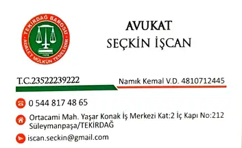 Av. Seçkin İşcan profil fotoğrafı 3 - Tekirdağ, Tekirdağ