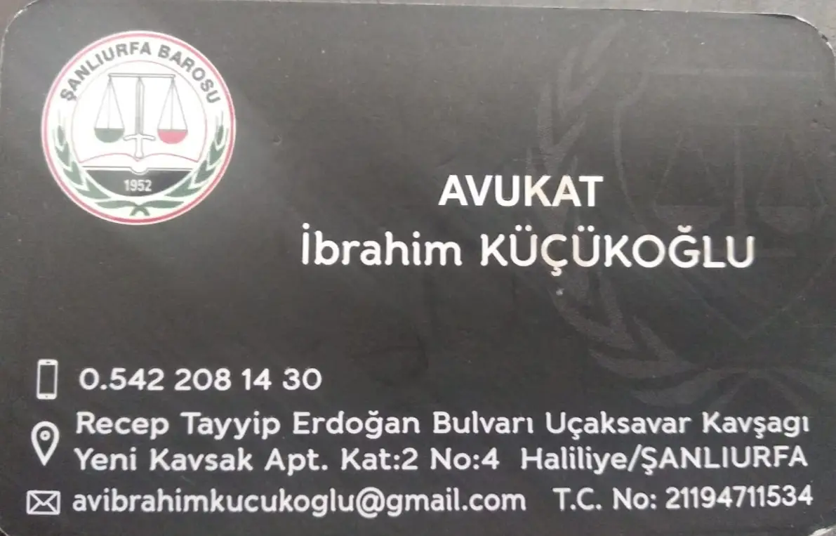 Av. İbrahim Küçükoğlu profil fotoğrafı - Şanlıurfa, Şanlıurfa