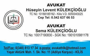 Av. Hüseyin Levent Külekçioğlu profil fotoğrafı - Kilis, Kilis