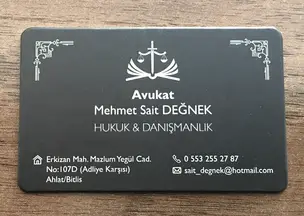 Değnek Hukuk Ve Danışmanlık Bürosu hukuk bürosu fotoğrafı - Ahlat, Bitlis