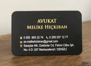 Melike Hıçkıran Hukuk & Danışmanlık hukuk bürosu fotoğrafı 2 - Denizli, Denizli