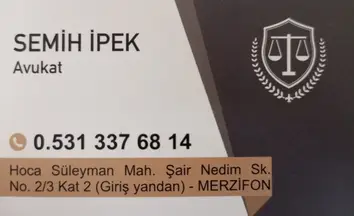 Av. Semih İpek profil fotoğrafı 2 - Merzifon, Amasya