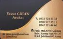 Av. Yavuz Gören fotoğrafı - Şehitkamil, Gaziantep