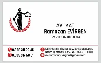 Av. Ramazan Evirgen profil fotoğrafı 4 - Bor, Niğde