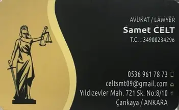 Av. Samet Celt profil fotoğrafı 12 - Çankaya, Ankara