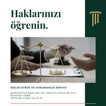 Birlik Hukuk Ve Danışmanlık Bürosu hukuk bürosu fotoğrafı 8 - Bayraklı, İzmir