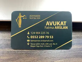 Av. Fatma Arslan profil fotoğrafı 5 - Adıyaman, Adıyaman