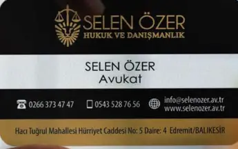 Selen Özer Hukuk Ve Danışmanlık hukuk bürosu fotoğrafı 22 - Edremit, Balıkesir