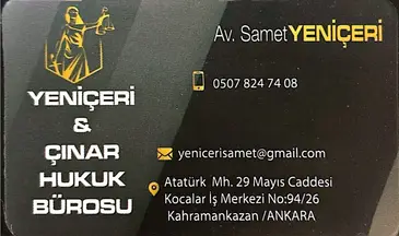 Av. Samet Yeniçeri profil fotoğrafı 4 - Kazan, Ankara