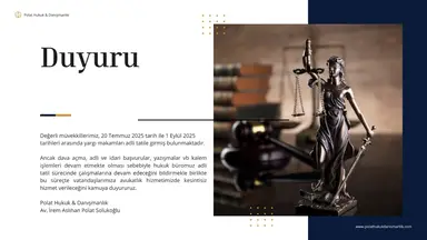 Polat Hukuk & Danışmanlık hukuk bürosu fotoğrafı 10 - Beypazarı, Ankara