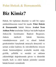 Polat Hukuk & Danışmanlık hukuk bürosu fotoğrafı 16 - Beypazarı, Ankara