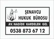 Şenavcu Hukuk&Danışmanlık Bürosu hukuk bürosu fotoğrafı 3 - Çanakkale