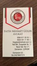 Av. Fatih Mehmet Güler profil fotoğrafı 5 - Osmancık, Çorum