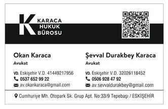 Karaca Hukuk Bürosu hukuk bürosu fotoğrafı 4 - Tepebaşı, Eskişehir