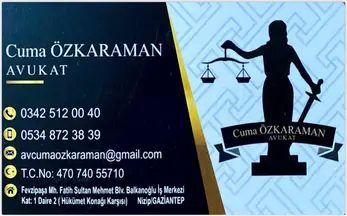 Av. Cuma Özkaraman profil fotoğrafı 2 - Nizip, Gaziantep