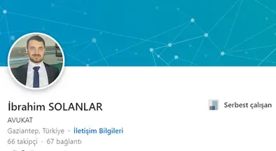 Av. İbrahim Solanlar profil fotoğrafı 4 - Şehitkamil, Gaziantep