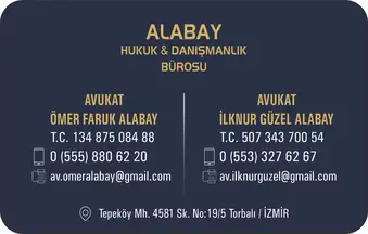 Alabay Hukuk Ve Danışmanlık Bürosu hukuk bürosu fotoğrafı 29 - Torbalı, İzmir
