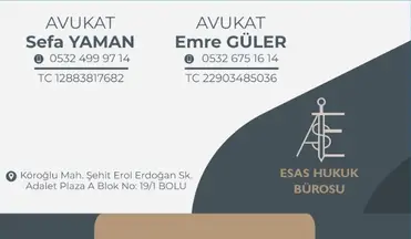 Esas Hukuk & Avukatlık Bürosu hukuk bürosu fotoğrafı 3 - Bolu, Bolu