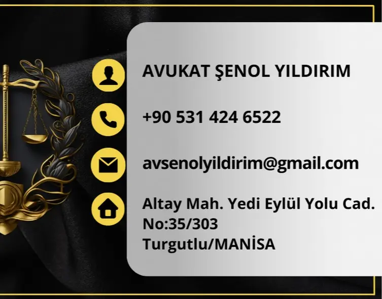 Av. Şenol Yıldırım profil fotoğrafı - Turgutlu, Manisa
