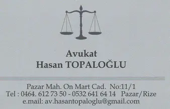 Av. Hasan Topaloğlu profil fotoğrafı 3 - Pazar, Rize