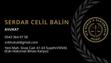 Av. Serdar Celil Balin profil fotoğrafı 6 - Suşehri, Sivas