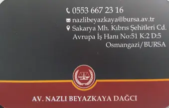 Av. Arb. Nazlı Beyazkaya Dağcı profil fotoğrafı 3 - Osmangazi, Bursa